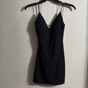 Windsor Black Bodycon Mini Dress Spaghetti Strap